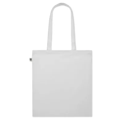 Torba na zakupy z bawełny organicznej 180 g/m² ONEL - Bialy (MO6711-06)