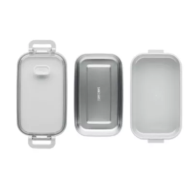 Lunchbox z PP ze stalowym wkładem 750 ml HOAGIE - Bialy (MO2770-06)