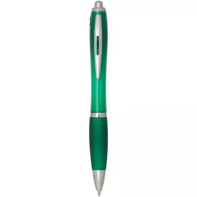 Nash długopis kulkowy z tworzyw sztucznych pochodzących z recyklingu z certyfikatem RCS, z kolorowym korpusem i uchwytem (cza - Zielony (10645461)