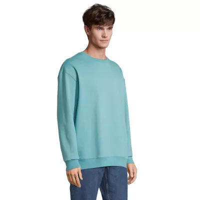 Bluza unisex bez kaptura 280 g/m² Sol's COLUMBIA - Pool Blue (S03814-BP)