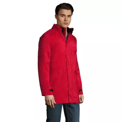 Kurtka unisex ocieplana z kapturem Sol's ROBYN - Czerwony (S02109-RD)