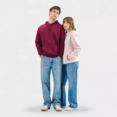 Bluza unisex organiczna 280 g/m² Sol's STELLAR - Burgundy (S03568-BG)