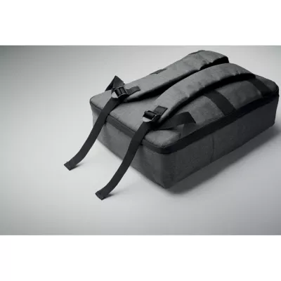 Plecak na laptop 15" z RPET LAUGAR - Kamienny Szary (MO2305-15)