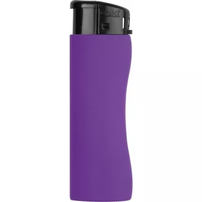 Zapalniczka soft touch MOUSCRON - fioletowy (377712)