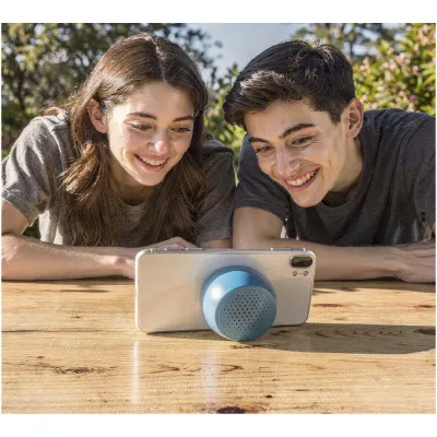 Boompods Zero-Snap 5W, wodoodporny, bezprzewodowy głośnik z magnetycznym mocowaniem - Bladoniebieski (12083050)