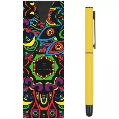 Pióro kulkowe touch pen soft touch CELEBRATION Pierre Cardin - żółty (B0300600IP308)