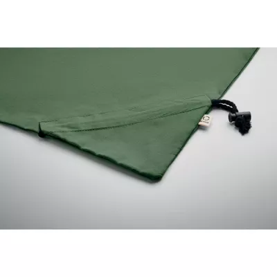 Torba składana z recyklingu 140 g/m² CARRIE COLOUR - Ciemnozielony (MO2487-60)