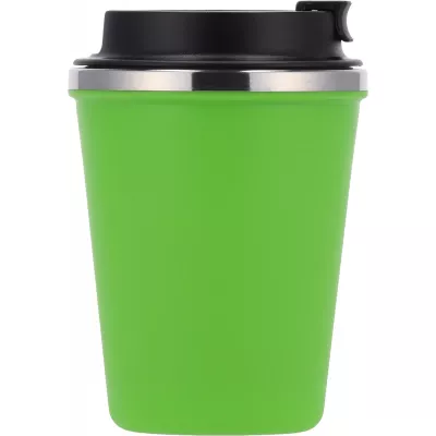 Kubek termiczny 350 ml z powłoką z recyklingu METODY - jasnozielony (8496229)