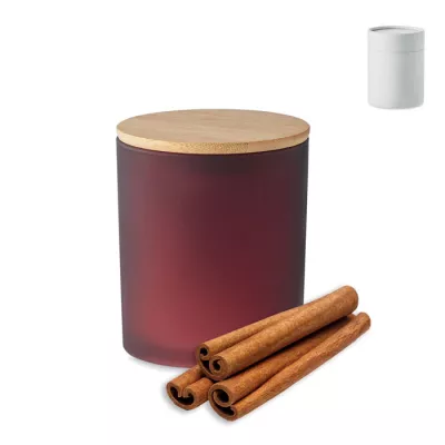 Świeca zapachowa w matowym szkle 120 g KEOPS SMALL - Burgund (MO6612-02)