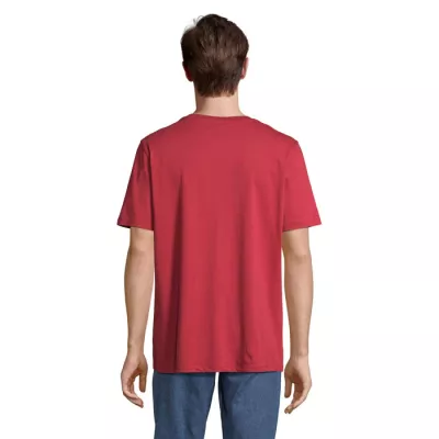 Koszulka unisex organiczna 175 g/m² Sol's LEGEND - Folk Red Twin (S03981-FR)