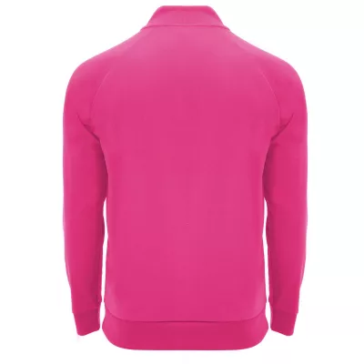 Epiro bluza unisex z długim rękawem i zamkiem błyskawicznym 1/4 200 g/m² - Pink Fluor (R1115-PINKFLUO)