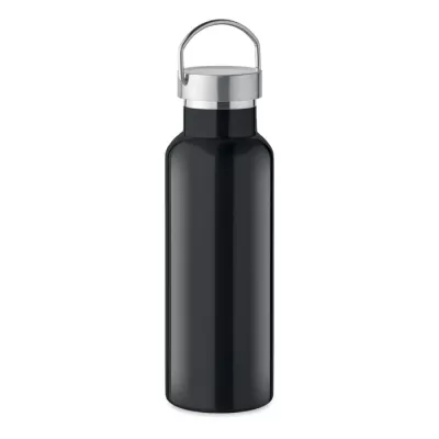 Butelka termiczna z recyklingu 500 ml FLORENCE - Czarny (MO2107-03)