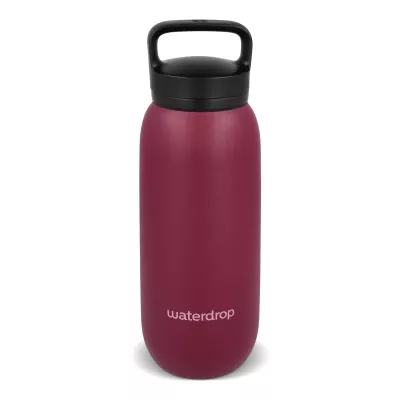 Termiczna butelka uniwersalna Waterdrop z ustnikiem 600 ml - bordowy (LT47000-N0019)