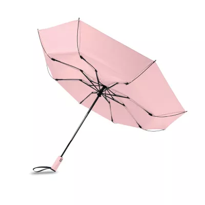 Parasol odwrotny składany 23" z RPET AGUMBE - Dziecięcy Róż (MO2925-11)