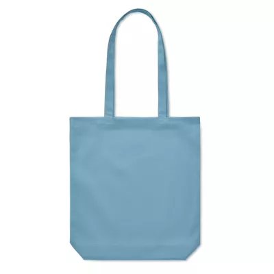 Torba bawełniana na zakupy 270 g/m² RASSA COLOURED - Petrol (MO6442-20)