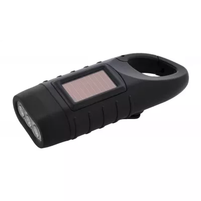 Diluto Latarka solarna RABS z dynamem - czarny (AP864104-10)