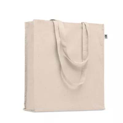 Torba na zakupy z bawełny organicznej 220 g/m² BENTE - Bezowy (MO2196-13)