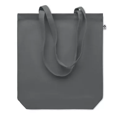 Torba płócienna z bawełny organicznej 270 g/m² COCO - Kamienny Szary (MO6713-15)