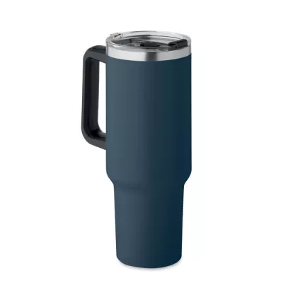 Kubek termiczny stalowy ze słomką 1200 ml SUMA - Francuski Granat (MO2327-85)