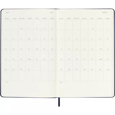 Kalendarz MOLESKINE - ciemnoniebieski (VM394-27/2025)