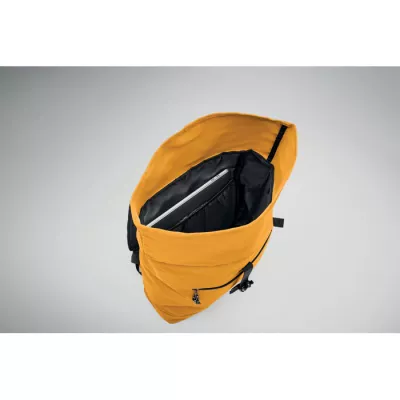 Plecak rolltop na laptop 15" z poliestru 600D IREA - Ochre (MO2170-78)