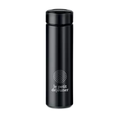 Termos stalowy z zaparzaczem 425 ml PATAGO - Czarny (MO9810-03)