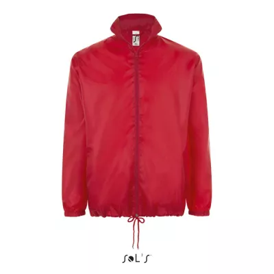 Wiatrówka unisex z kapturem 210 g/m² Sol's SHIFT - Czerwony (S01618-RD)