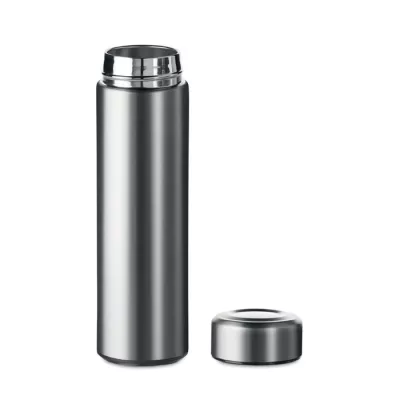 Termos stalowy z zaparzaczem 425 ml PATAGO - Srebrny Mat (MO9810-16)