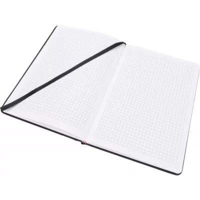 Notatnik A5 w kratkę CLELIA - czarny (2136303)