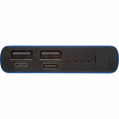 Power bank 10000 mAh z aluminium z recyklingu GIORGIA - niebieski (3450304)