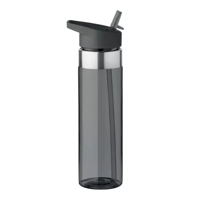 Butelka z Tritanu z ustnikiem 650 ml SICILIA - Przezroczysty Szary (MO9227-27)