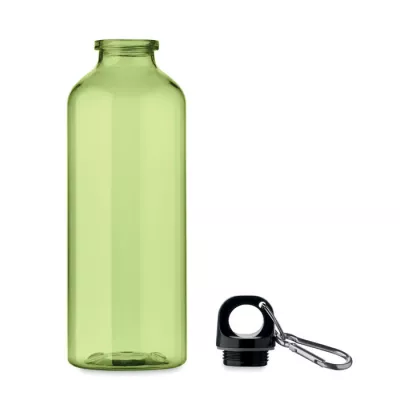 Butelka z RPET z karabińczykiem 500 ml MOSS RE500 - Przezroczysty Limonka (MO2803-51)