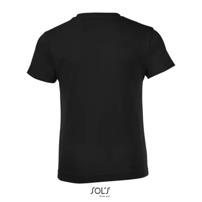 Koszulka dziecięca 150 g/m² Sol's REGENT FIT KIDS - Deep Black (S01183-DB)
