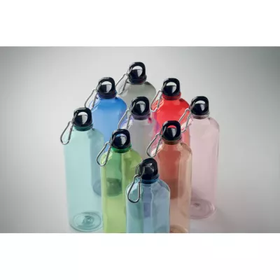 Butelka z RPET z karabińczykiem 750 ml MOSS RE750 - Przezroczysty Blekitny (MO2804-52)