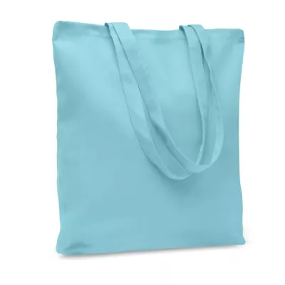 Torba bawełniana na zakupy 270 g/m² RASSA COLOURED - Baby Blue (MO6442-66)