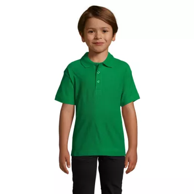 Polo dziecięce piqué 170 g/m² Sol's SUMMER II KIDS - Zielony (S11344-KG)