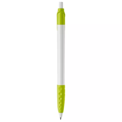 Długopis plastikowy (ABS) Cosmo - biało / jasnozielony (LT87622-N0132)