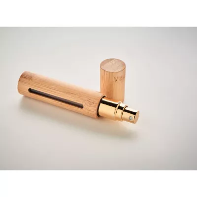 Atomizer na perfumy 10 ml w bambusowej obudowie MIZER - Drewna (MO6697-40)