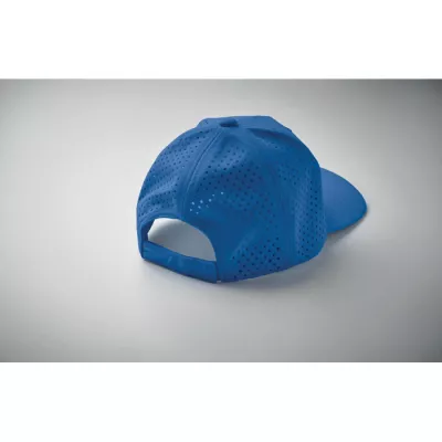 Czapka z daszkiem sportowa 5-panelowa 130 g/m² CAPO - Niebieski (MO2543-37)