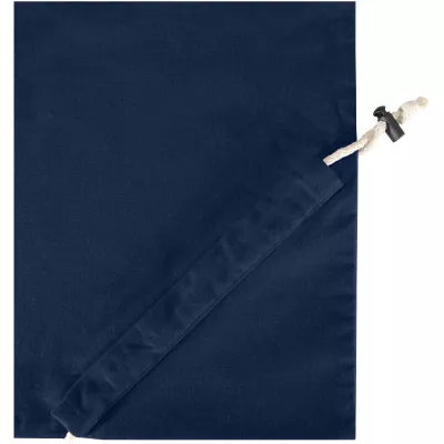 Madras Blend - torba na zakupy, wykonana z recyklingowanej baweły o gramaturze 140 g/m² posiadającej certyfikat GRS, składana - Granatowy (12080555)