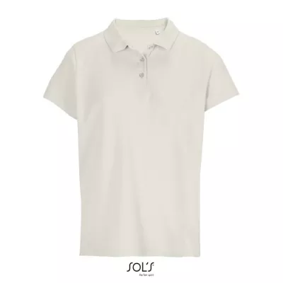 Koszulka polo damska Sol's PULSE WOMEN - Off-White (S04501-WW)