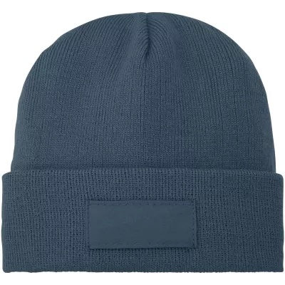 Czapka typu beanie Boreas z naszywką - Hale Blue (38676550)