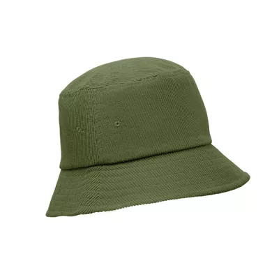 Kapelusz bucket sztruksowy 220 g/m² SCOOP - Zieleń Wojskowa (MO2869-49)