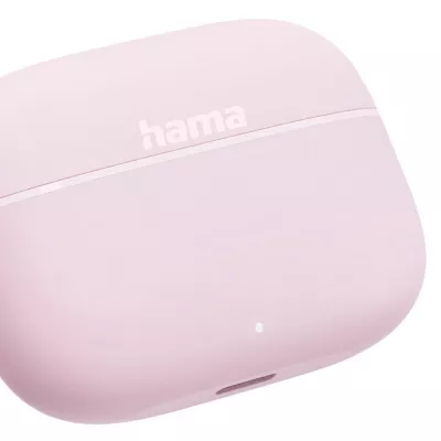 Bezprzewodowe słuchawki douszne Hama Freedom Buddy II - różowy (VH012-21)