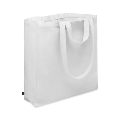 Torba na zakupy z recyklingu 380 g/m² GAVE COLOUR - Bialy (MO2565-06)