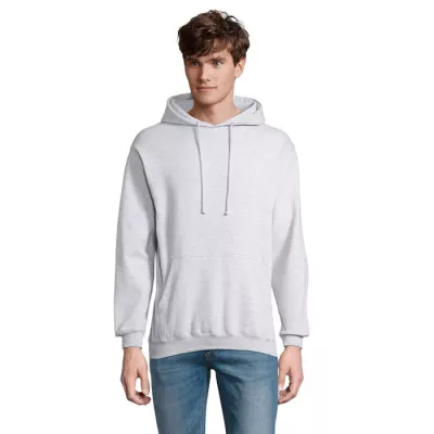 Bluza unisex z kapturem 280 g/m² Sol's CONDOR - Szary Melanż 2 (S03815-GY)