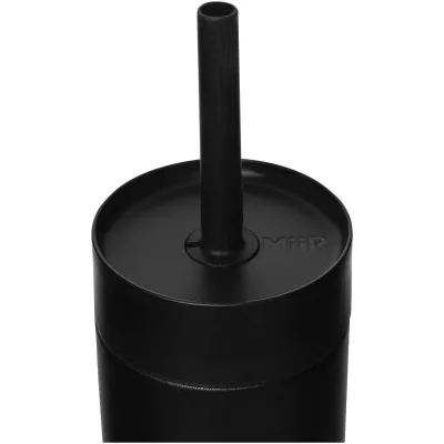 MiiR Sipper butelka na wodę o pojemności 473 ml ze słomką - Czarny (10093490)