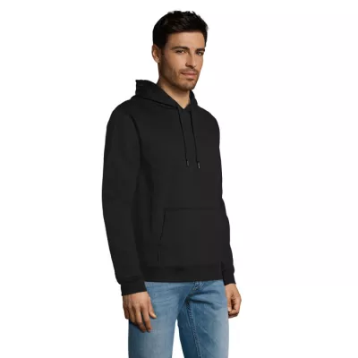 Bluza unisex z kapturem 280 g/m² Sol's SNAKE - Czarny (S47101-BK)