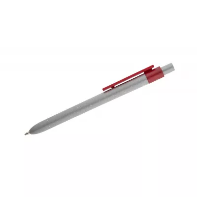 Długopis z tworzywa z dodatkiem zmielonych muszli SELIS - czerwony (19735-04)