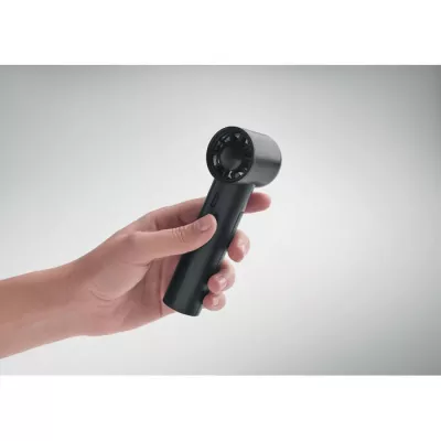 Mini wentylator ręczny z wyświetlaczem 2600 mAh GLACI - Czarny (MO2780-03)